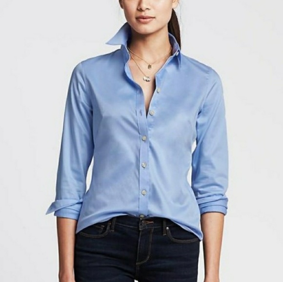 Banana Republic Tops - Banana Republic Non-Iron Fitted Button Down Shirt